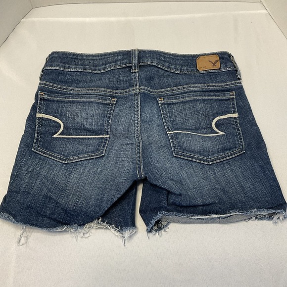 American Eagle Outfitters Pants - American Eagle Women's Juniors Denim Shorts Pocket Design Stretch Sz 2 Cutoffs